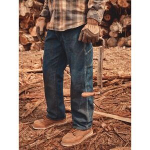 Wrangler Mens Riggs‎ Workwear Carpenter Jeans 42x32 Rugged Heavy Duty 3W020AI